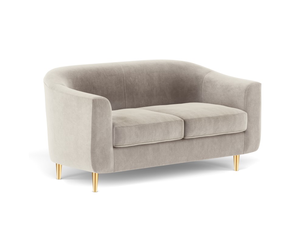 Velvet Sofa, "William", 2 Seats, 125x62x70
Made in Europe