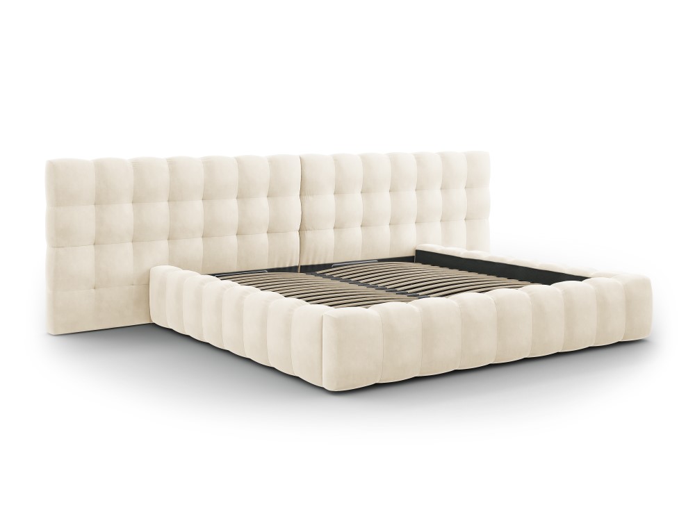 Velvet Storage Bed With Headboard, 