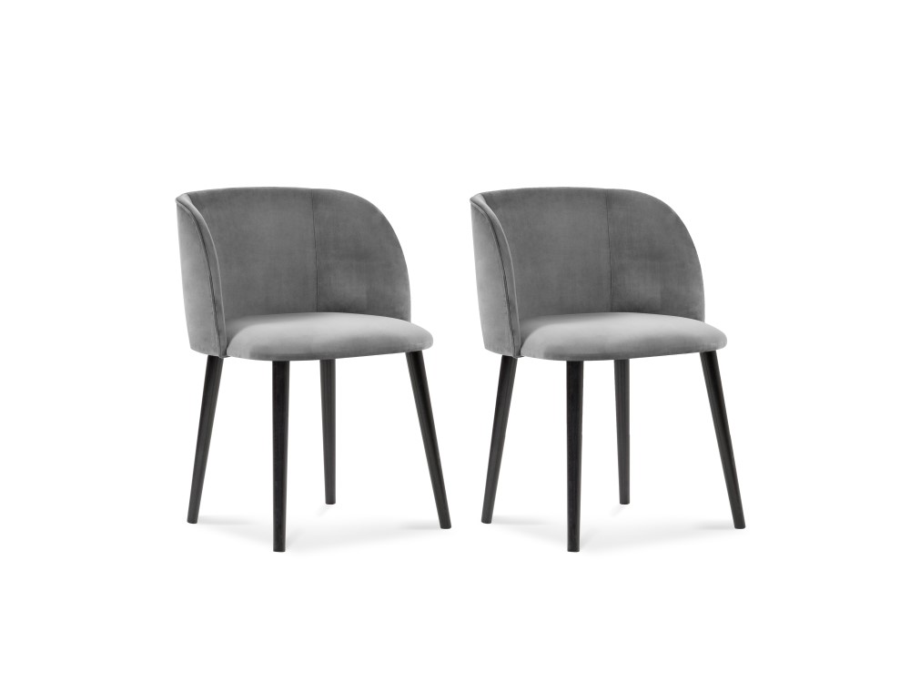 Set Of 2 Velvet Chairs, "Ivy", 1 Seat, 55x56x80
Made in Europe